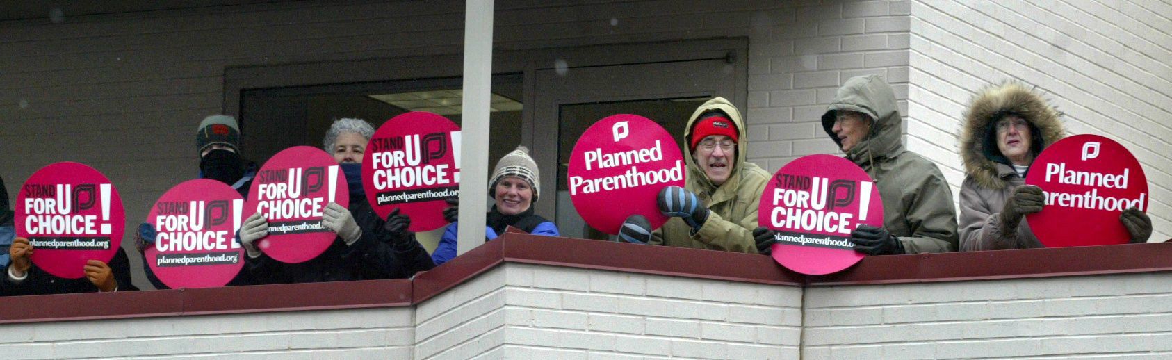 2005 - Abortion rights protest at Planned Parenthood